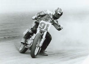 John Parker on the track